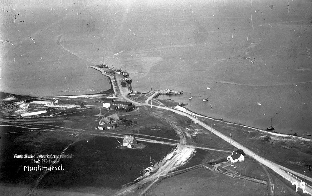 Die Anlegebrücke in Munkmarsch